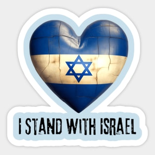 I Stand With Israel Sticker